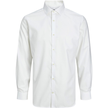 textil Hombre Camisas manga larga Jack & Jones 12227385 JPRBLAPARKER SHIRT L/S NOOS WHITE Blanco