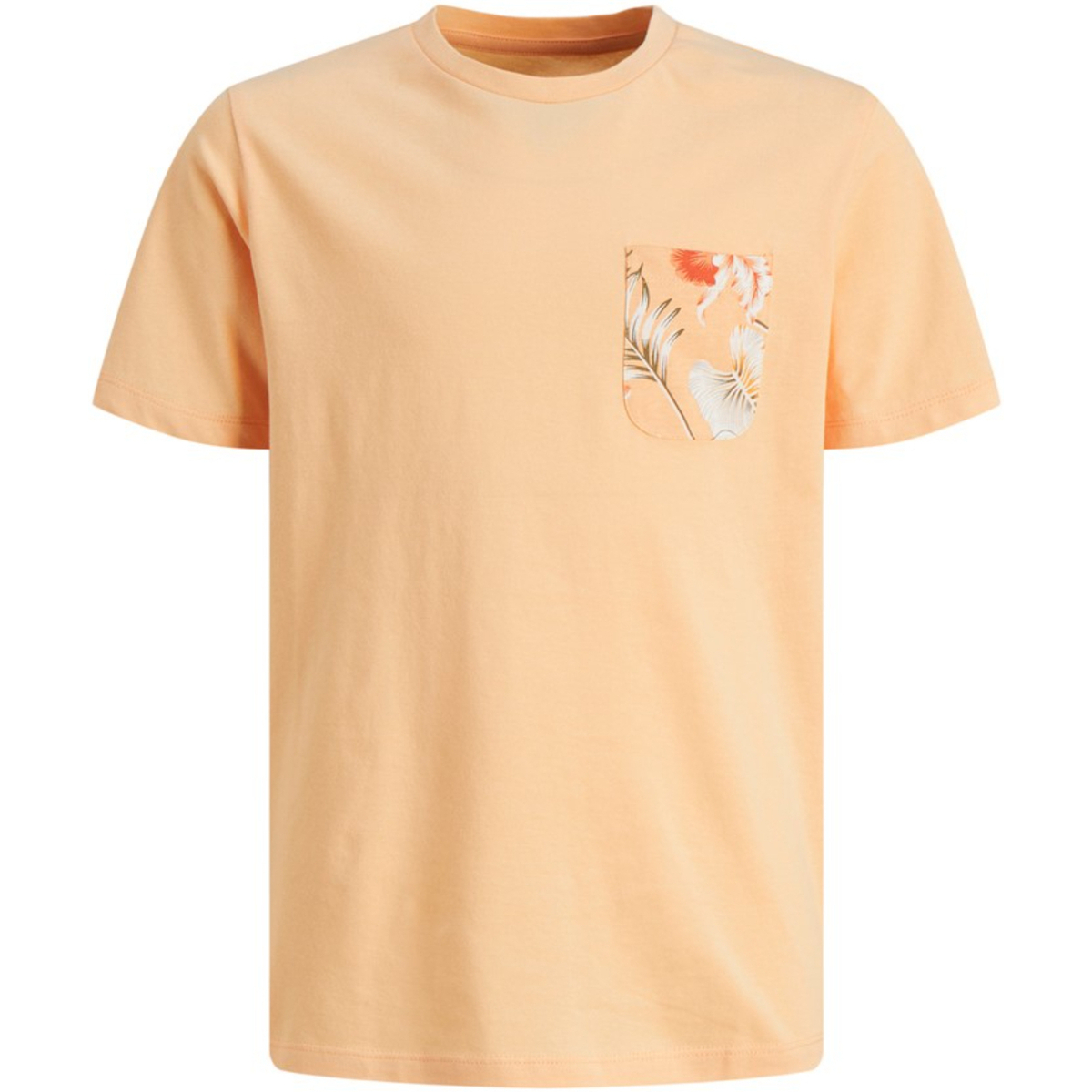 textil Niño Camisetas manga corta Jack & Jones 12250079 JJCHILL POCKET TEE SS JNR APRICOT Naranja