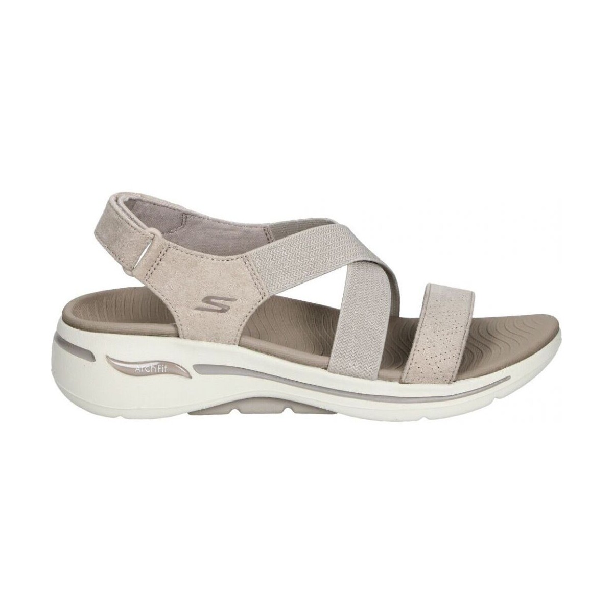 Zapatos Mujer Sandalias Skechers 140257-TPE Beige