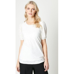 textil Mujer Camisetas manga larga Principles DH6730 Blanco