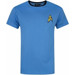 textil Hombre Camisetas manga larga Star Trek Uniform Command Medical Security Azul