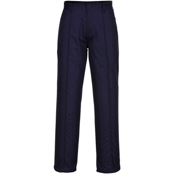textil Hombre Pantalones Portwest PW105 Azul