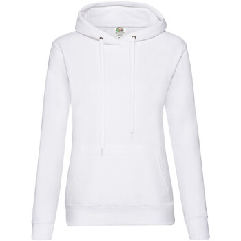 textil Mujer Sudaderas Fruit Of The Loom Classic 80/20 Blanco