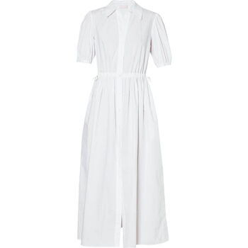 textil Mujer Vestidos Liu Jo Vestido camisero en algodón Blanco