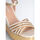 Zapatos Mujer Sandalias Liu Jo Sandalias de cuña multirrayas Blanco