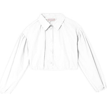 textil Niña Camisas Liu Jo Camisa de algodón Blanco