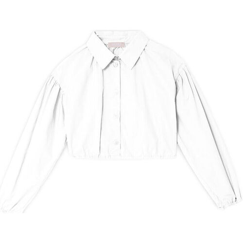 textil Niña Camisas Liu Jo Camisa de algodón Blanco