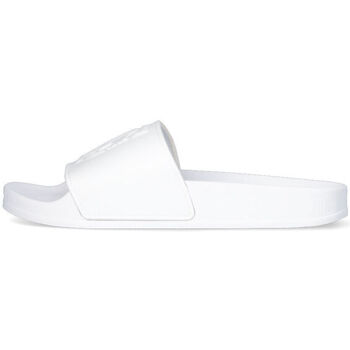 Zapatos Mujer Zuecos (Mules) Liu Jo Chanclas con logotipo grande Blanco