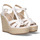 Zapatos Mujer Sandalias Exé Shoes SANDALIAS DE CUÑA NAOMI-907 WHITE BLANCO