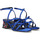 Zapatos Mujer Sandalias Exé Shoes SANDALIA TACÓN EMMA-329 SATIN BLUE AZUL