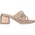Zapatos Mujer Sandalias Exé Shoes SANDALIA TACÓN CARMEN-286 STRASS PINK GOLD ROSA 