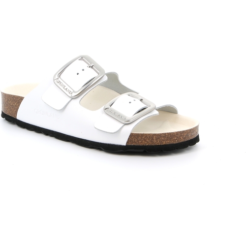 Zapatos Mujer Zuecos (Mules) Grunland DSG-CB3272 Blanco