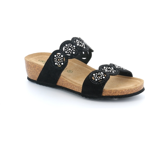 Zapatos Mujer Zuecos (Mules) Grunland DSG-CB3288 Negro