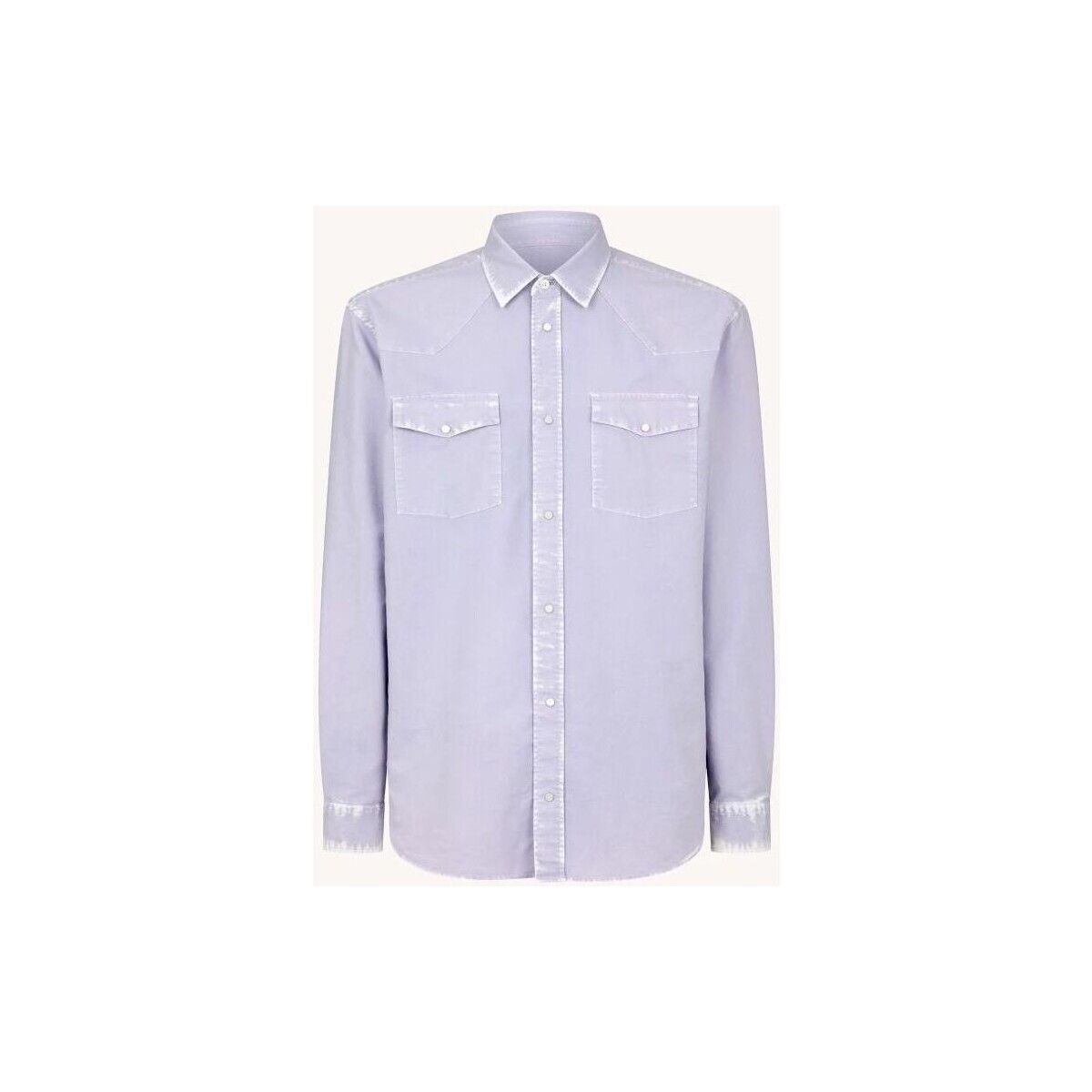 textil Hombre Camisas manga larga Dondup UC300R CF0169U-CR1 DU 589 Violeta