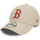 Accesorios textil Hombre Gorra New-Era Mlb patch 9forty bosredco Beige