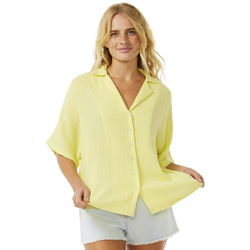 textil Mujer Camisas Rip Curl PREMIUM SURF S/S Amarillo