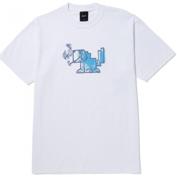 textil Hombre Tops y Camisetas Huf T-shirt mod-dog ss Blanco