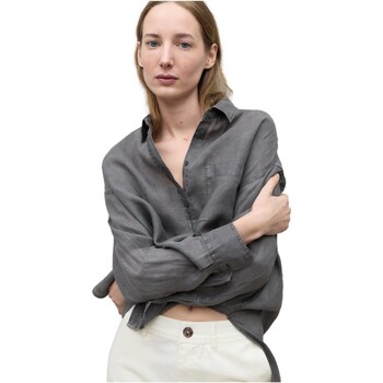 textil Mujer Camisas Ecoalf - Camisa de Lino Daria con Aberturas Laterales Multicolor
