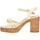 Zapatos Mujer Sandalias Etika 73804 Amarillo