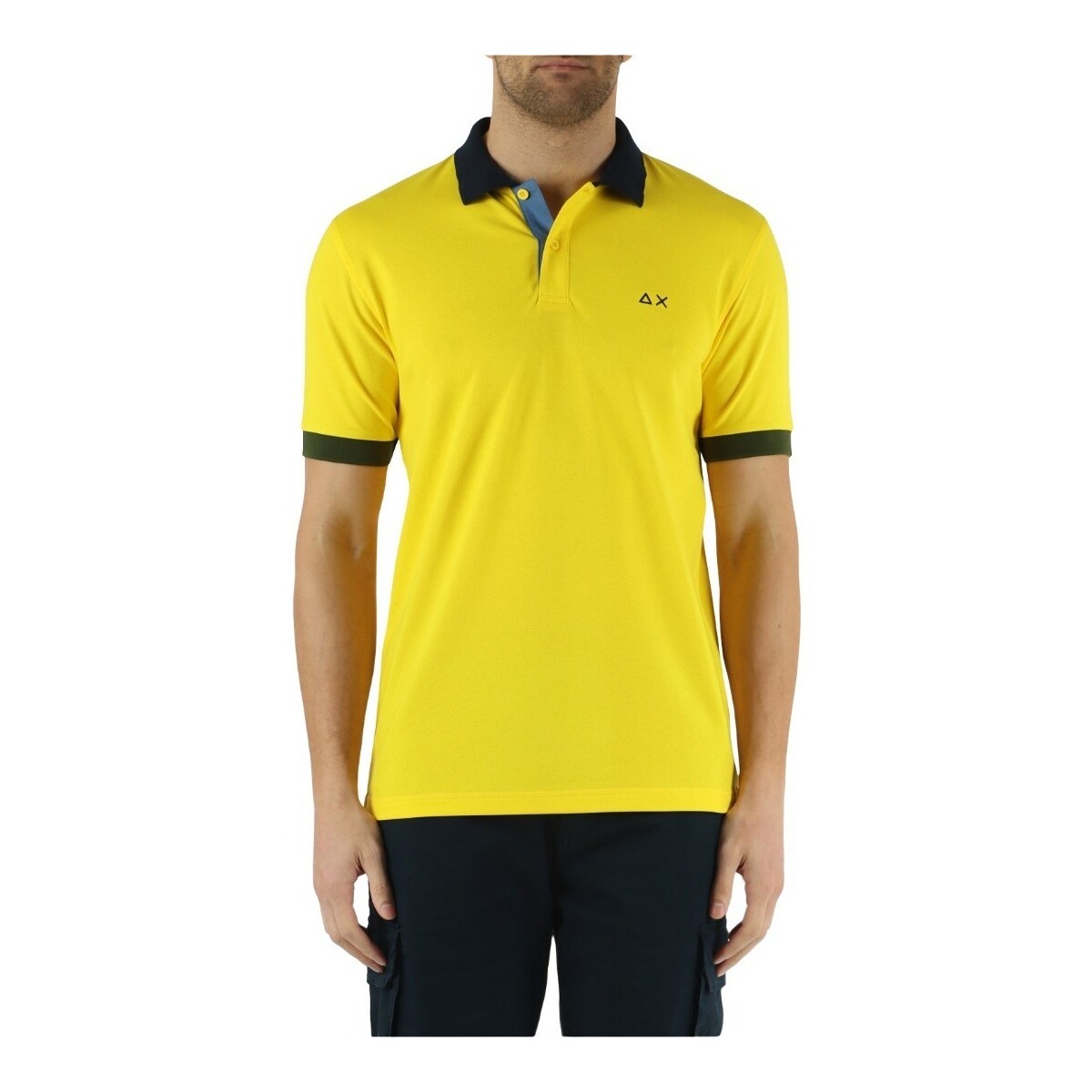 textil Hombre Tops y Camisetas Sun68 A34115 Amarillo