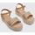 Zapatos Mujer Alpargatas MTNG 59625 Oro