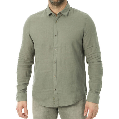 textil Hombre Camisetas manga larga Teddy Smith  Verde