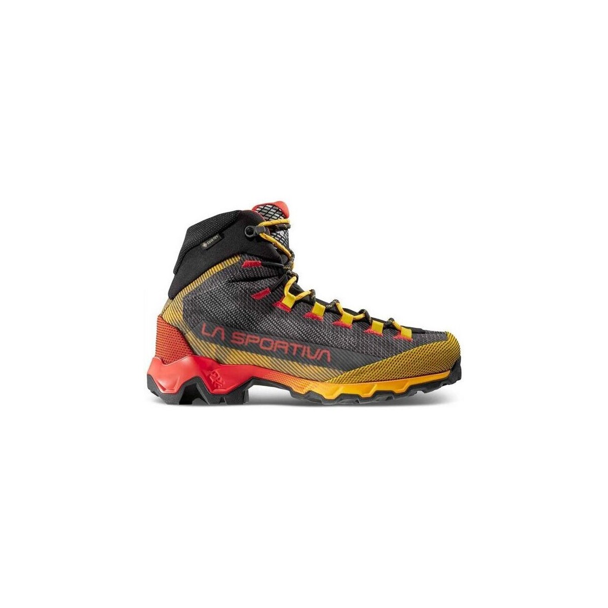Zapatos Hombre Senderismo La Sportiva Botas Aequilibrium Hike GTX Hombre Carbon/Yellow Amarillo