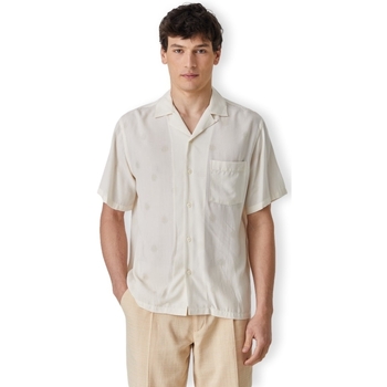 textil Hombre Camisas manga larga Portuguese Flannel Modal Dots Shirt - White Blanco