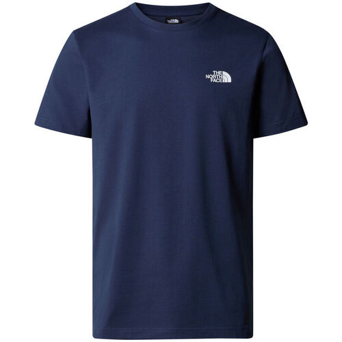 textil Camisetas manga corta The North Face Camiseta Azul  Simple Dome Azul