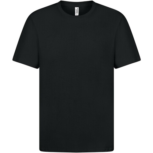 textil Hombre Camisetas manga larga Casual Classics AB602 Negro
