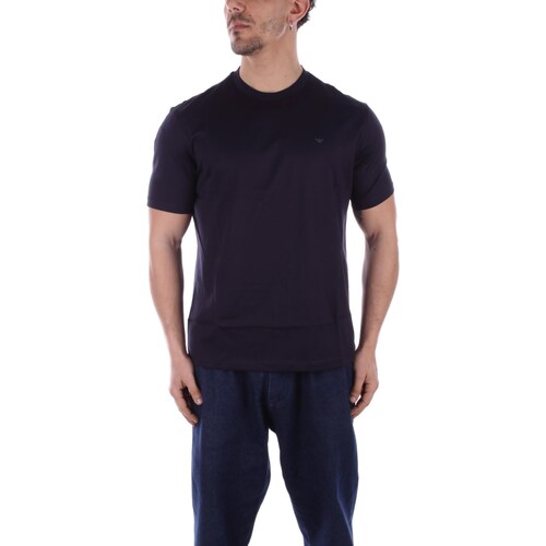 textil Hombre Camisetas manga corta Emporio Armani EM0000079 AF10094 Azul