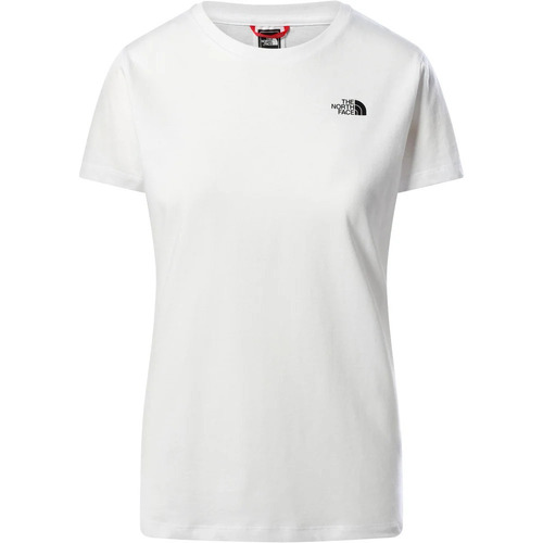 textil Mujer Camisas The North Face W S/S SIMPLE DOME TEE Blanco