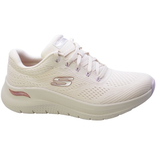 Zapatos Mujer Zapatillas bajas Skechers Sneakers Donna Naturale Arch Fit Big League 150051ntmt Rosa