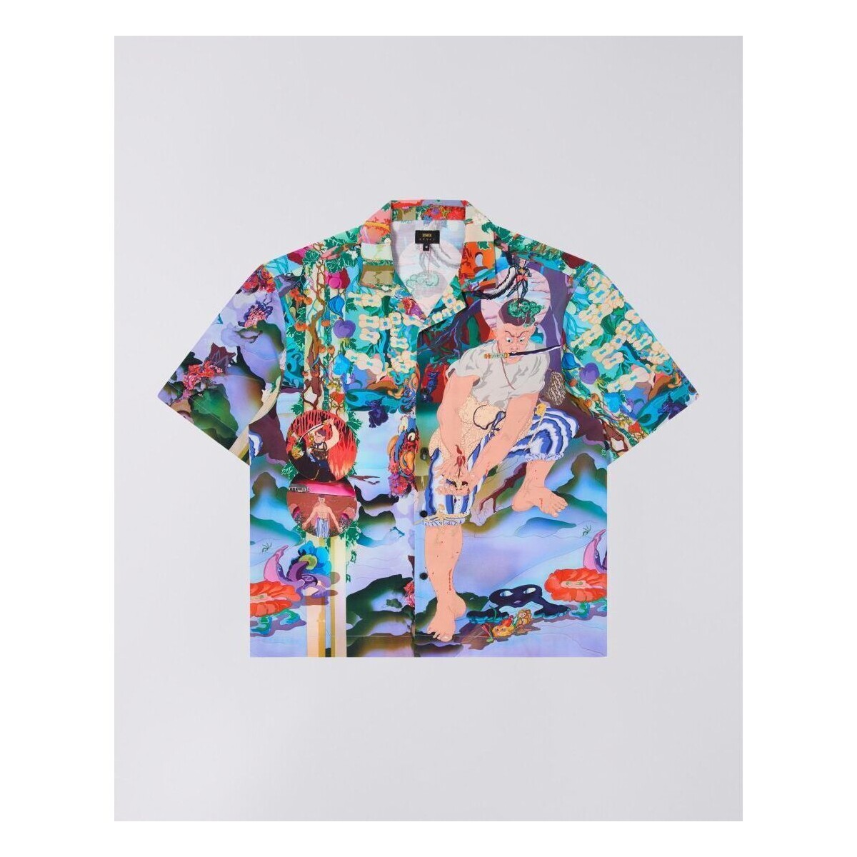 textil Hombre Camisas manga larga Edwin I033379.08.67. HEDIETHAMI-08.67 MULTI multicolore
