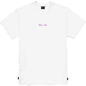 textil Hombre Camisetas manga corta Propaganda T-Shirt Ribs Gradient Blanco