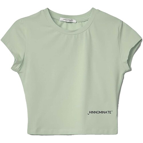textil Mujer Tops y Camisetas Hinnominate T-Shirt Mezza Manica In Bielastico Verde