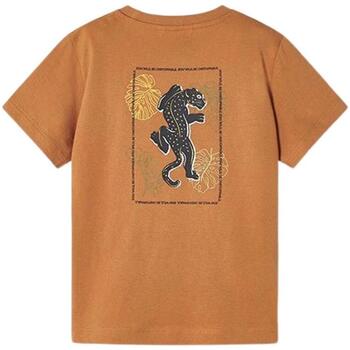 Mayoral Set 2 camisetas m/c lisa/raya Naranja