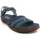 Zapatos Mujer Sandalias Walk & Fly SANDALIA WALK & FLY 3861-42670 PIEL AZUL Azul
