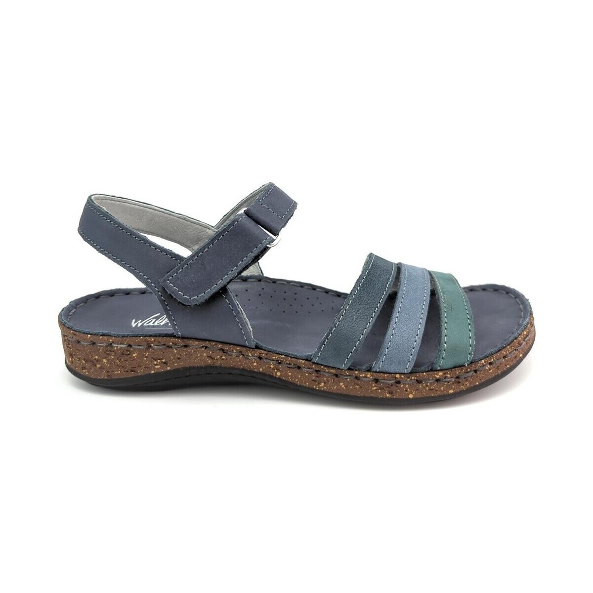 Zapatos Mujer Sandalias Walk & Fly SANDALIA WALK & FLY 3861-42670 PIEL AZUL Azul