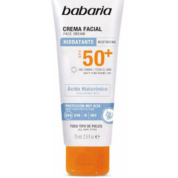Belleza Protección solar Babaria Solar Acido Hialurónico Crema Facial Spf50+ 