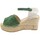 Zapatos Mujer Sandalias Vidorreta SANDALIA  TILO 35800 NUBUCK KAKI Verde