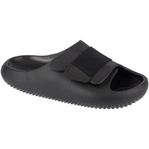 Zapatos Pantuflas Crocs Mellow Luxe Recovery Slide Negro