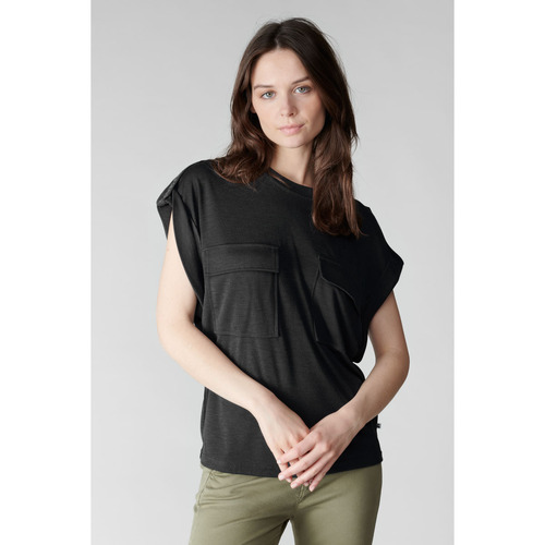 textil Mujer Tops y Camisetas Le Temps des Cerises Camiseta FREESIA Negro