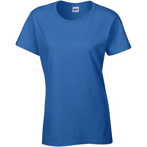 textil Mujer Camisetas manga larga Gildan GD006 Azul