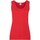 textil Mujer Camisetas sin mangas Fruit Of The Loom Valueweight Rojo