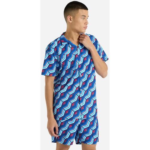 textil Hombre Camisas manga larga Umbro UO2084 Multicolor