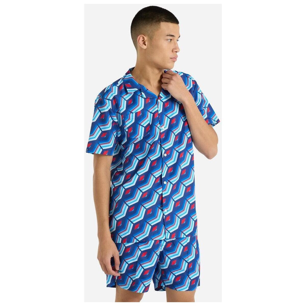 textil Hombre Camisas manga larga Umbro Cabana Multicolor