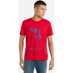 textil Hombre Camisetas manga larga Umbro UO2086 Rojo