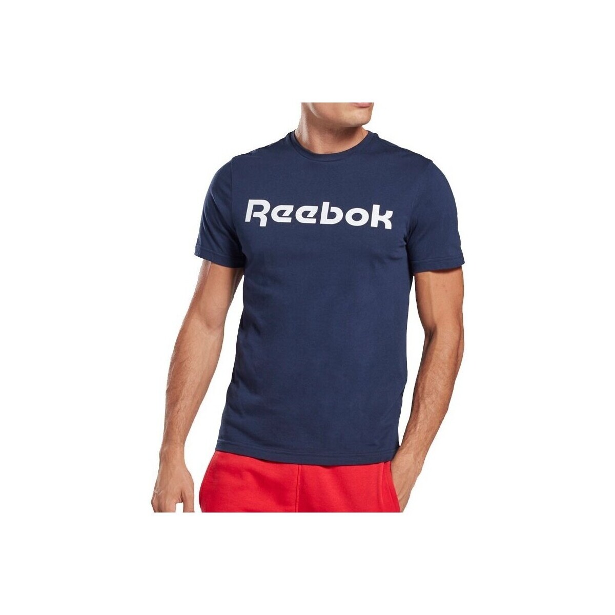 textil Hombre Camisetas manga corta Reebok Sport GS LINEAR Azul