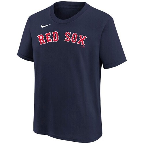 textil Hombre Camisetas manga corta Nike BOSTON RED SOX Azul